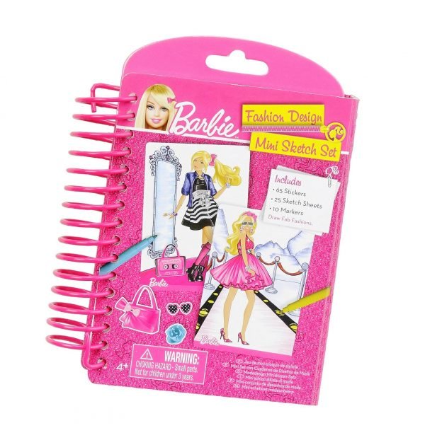 Barbie Mini Sketch Book Suunnittelulehtiö