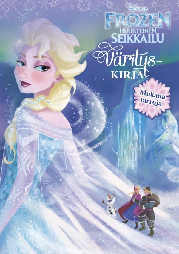Disney Frozen Värityskirja Glitterillä Ja Tarroilla