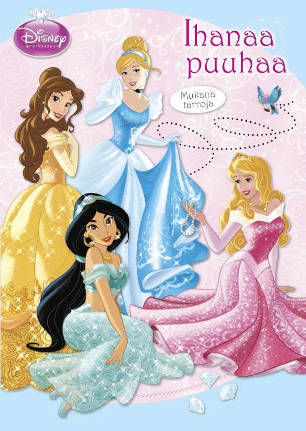 Disney Prinsessat Ihanaa Puuhaa Tarrapuuhakirja