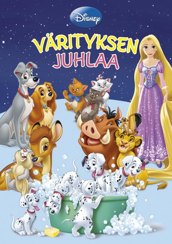 Disney Värityksen Juhlaa Värityskirja