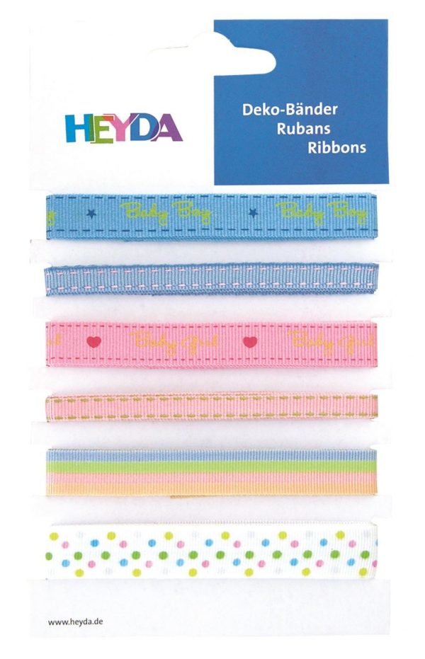 Heyda Baby Koristenauhat 90 Cm 6 Kpl / Pkt