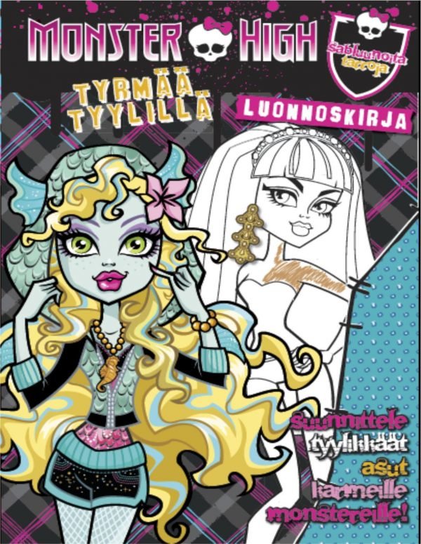 Monster High Tyrmää Tyylillä Luonnoskirja