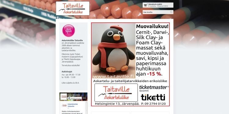 Askartelutarvikeliike Taitaville